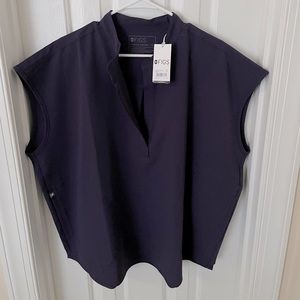 FIGS Shadow Purple Rafaela Scrub Top- Size 2XL
